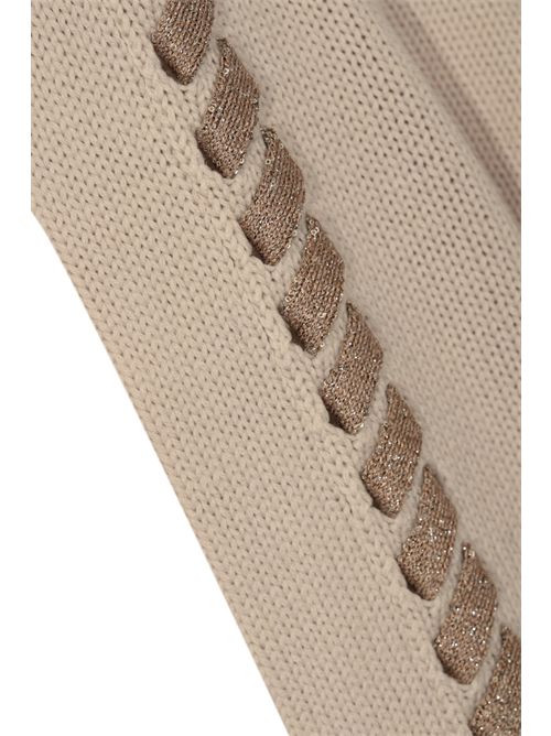 Cardigan in misto lana con nastro in lurex Clips | A816 568000091